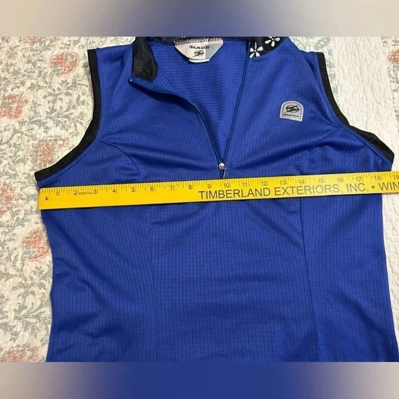 SUGOI Blue & Black Versa Running/Cycling Vest Sz L Measurements in pics - Picture 8 of 8
